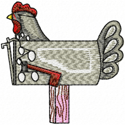 Mailbox Embroidery Design 9